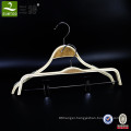 display style decorative wood hanger with bar